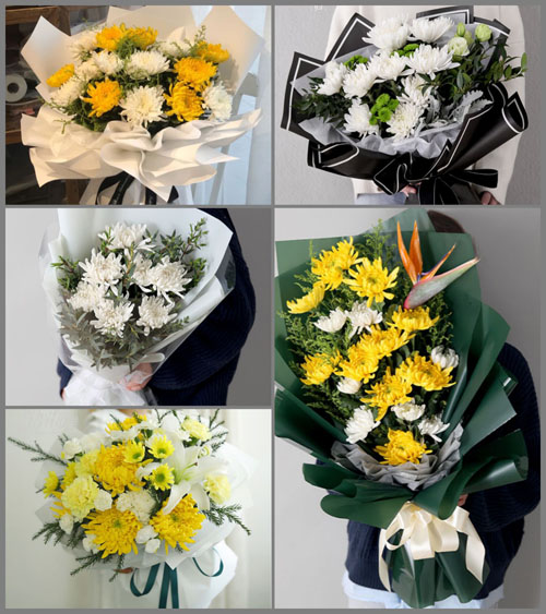 山东莱芜莱城区张家洼街道南山阳村白事花束代送